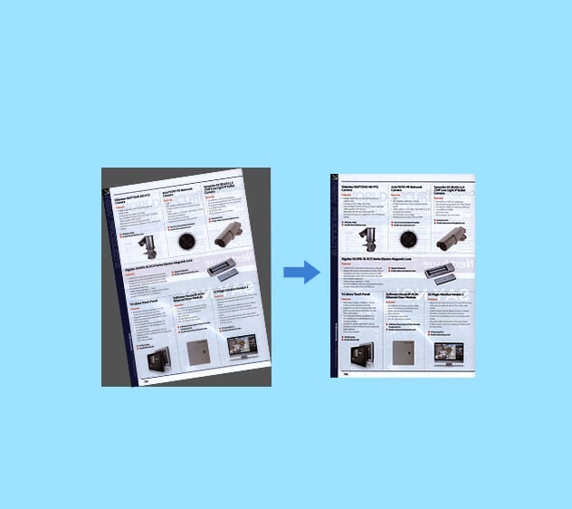 自动裁切及框正